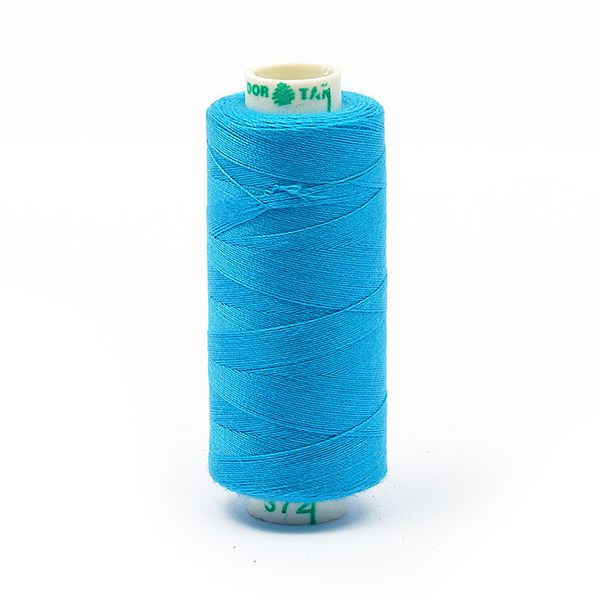 Нитки швейные бытовые Dor Tak 40/2, 366 м / 10 кат., 372 бирюзовый