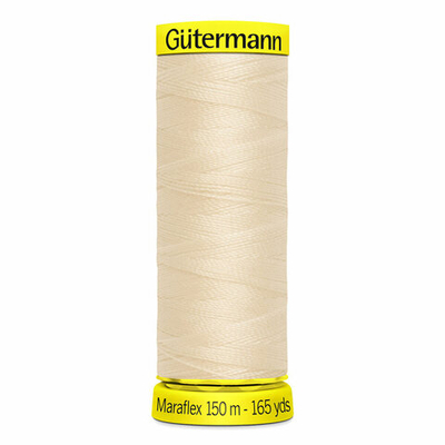 Нитки для трикотажа Gutermann Maraflex, 150м, 169 пломбир, 5 катушек