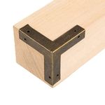 Уголок для шкатулок 2.9х2.9 см, 20 шт, 02 бронза, Mr.Carving