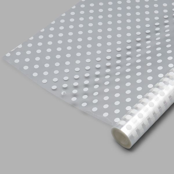 Пленка Крафтовый горох, белый, 70 см / 10±5% ярдов