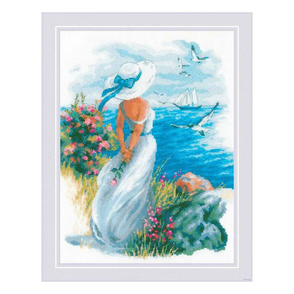 Набор для вышивания нитками Риолис, Анжелика 30х40см