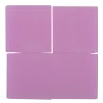 Гель для алмазной техники, силикон 3х3 см, 4 шт, розовый, Gamma SDT-04