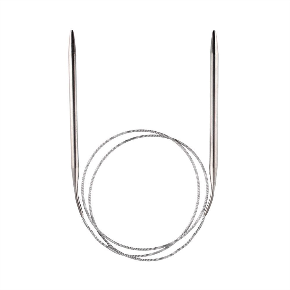 Спицы круговые металл ⌀7,0 мм, 100 см, с металлической леской, Gamma MKN