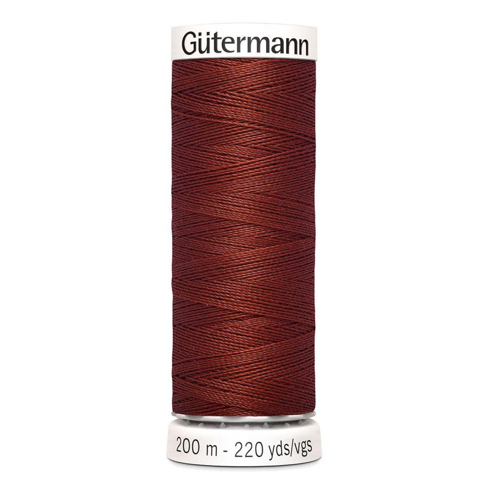 Нитки универсальные Gutermann Sew-all, 200м, 227 коричнево-кирпичный, 1 катушка