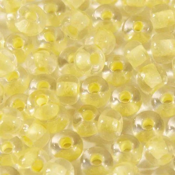 Бисер Gamma 8/0 (2.9 мм), 50 г, H238 желтый, 68181, круглый 8/0