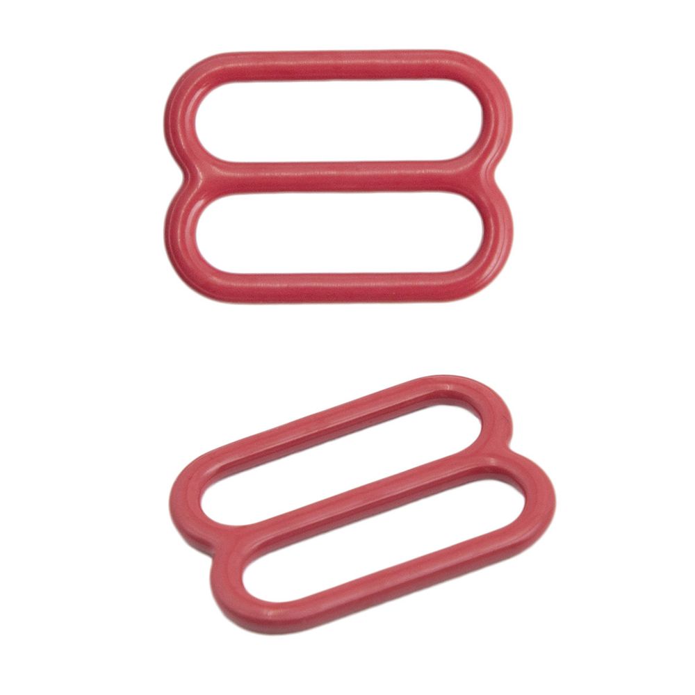 Рамки-регуляторы для бюстгальтера металл 12.0 мм, C520 т.красный, 100 шт