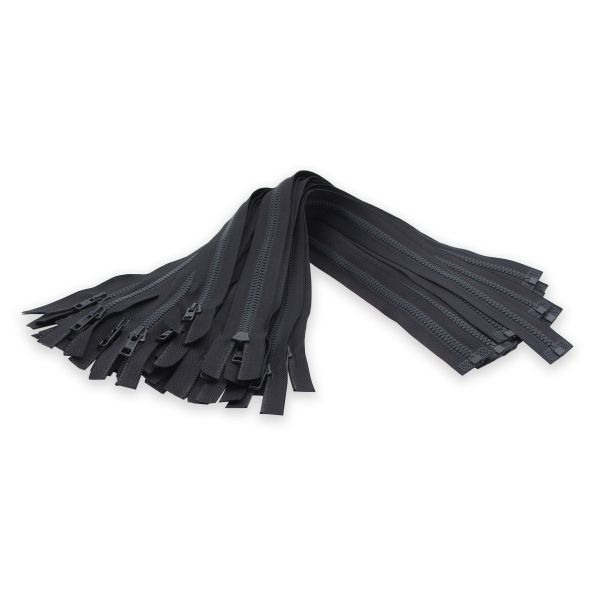 Молния трактор Arta Т6 (6 мм) 1 зам., разъем., 50 см, ОПТ. УП. 25 ШТ., 102 т.серый