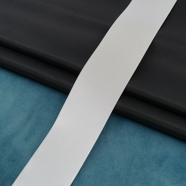 Лента атласная 2-сторонняя 50.0 мм / 22.86±1 метров, C1188 серебристый, 6102-0016, Globus