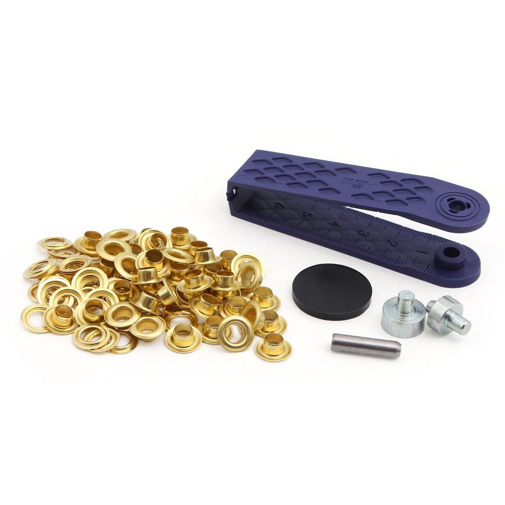 Люверсы металл ⌀_5.0 мм (внутр.), золотой, Prym, 40 шт