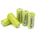 Нитки швейные бытовые Bestex 40/2, 365 м (400 ярд) / 10 кат., 129 зеленое яблоко