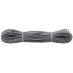 Резинка шляпная (шнур эластичный) ⌀3.0 мм / 30 метров, т.серый