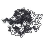 Крючки пришивные 15х8 мм, №2, 24 шт, оксид 0305-4001