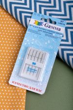 Иглы для швейных машин для трикотажа 130/705 H, №90, 5 игл, М, Gamma NT №90