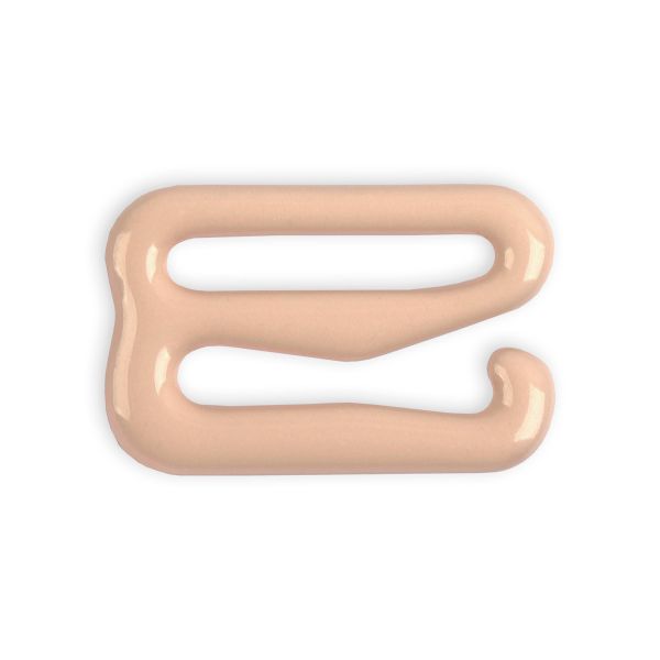 Крючки для бюстгальтера металл 12.0 мм, 50 шт, бежевый, Blitz HPK-12