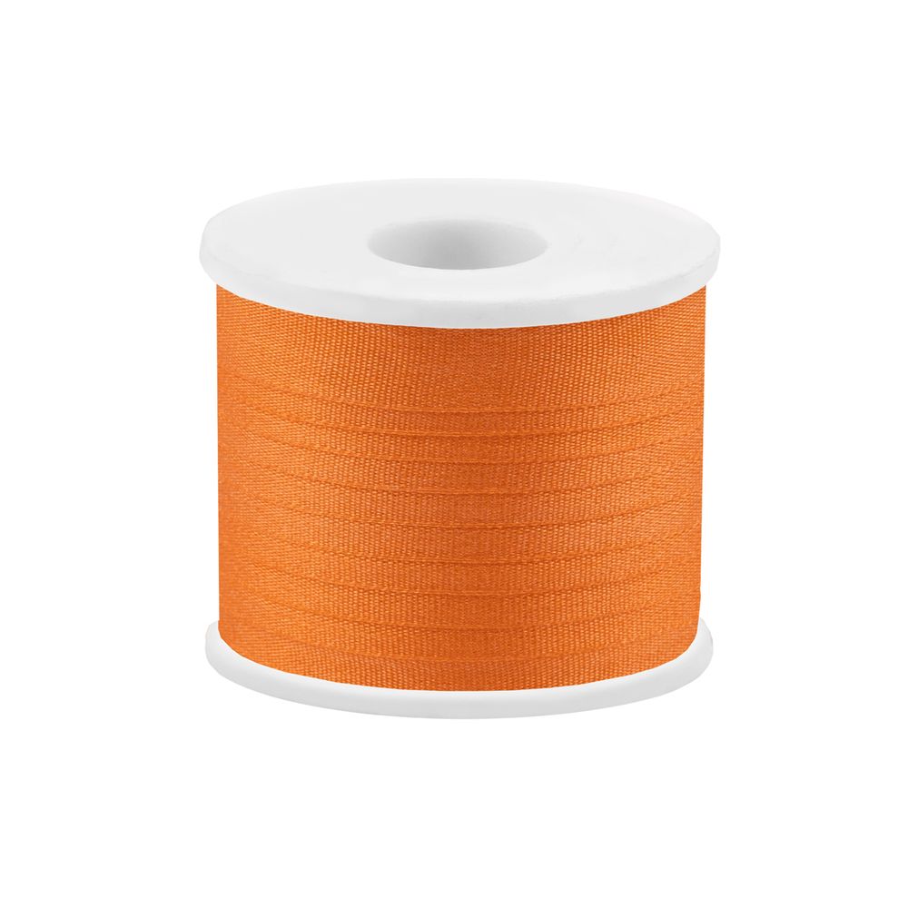 Лента (тесьма) шелковая 7.0 мм / 45.5±0.5 метров, №059 оранжевый, Gamma SR-7