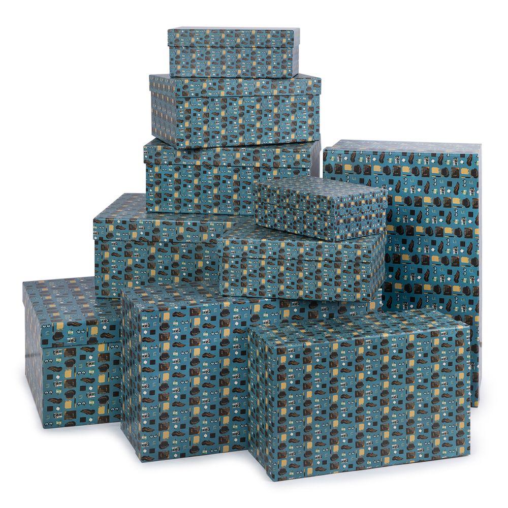 Набор подарочных коробок, 10 шт, 02 для него, Stilerra SBOX-R4