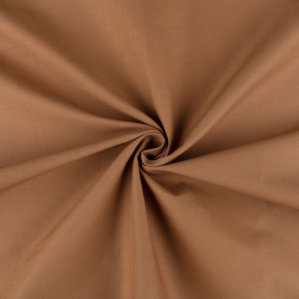Ткань хлопок 140 г/м², 50х50 см, 007 св.коричневый, Gamma