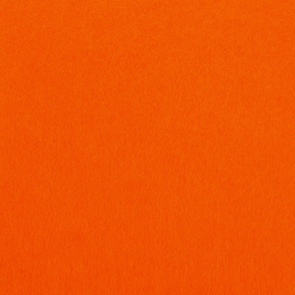 Фетр рулонный жесткий 2.0 мм, 150 см, рул. 10 метров, (FKH20), СН901 люмин.-оранжевый, Blitz