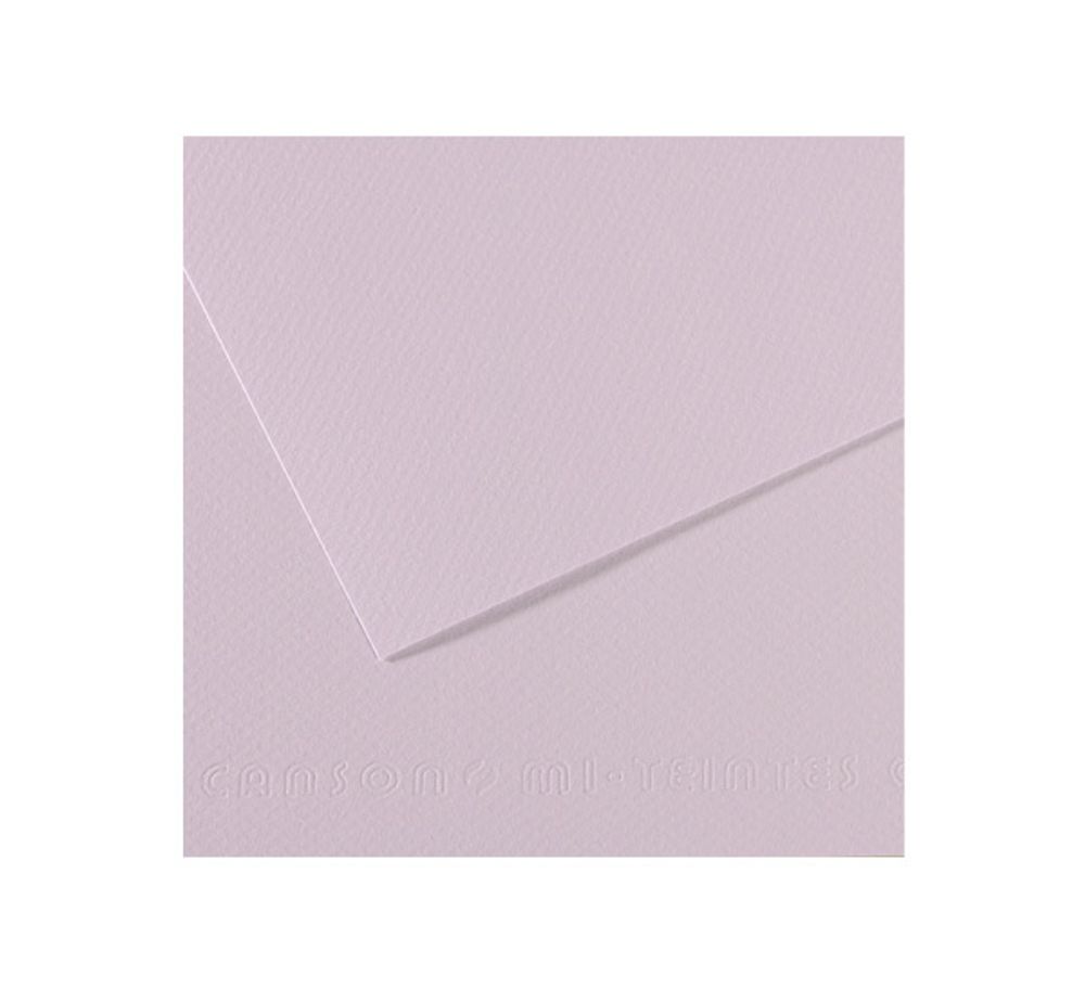 Бумага для пастели 160 г/м², 75х110 см, 25 листов, №104 лиловый, Canson Mi-Teintes C200321307