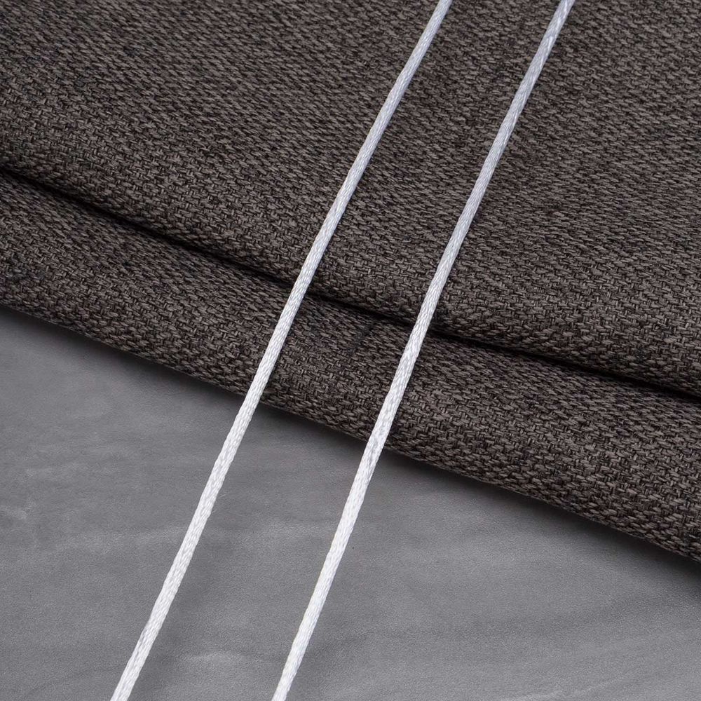 Шнур атласный корсетный ⌀2.0 мм / 50 метров, белый