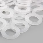 Кольцо уплотнительное под блочку ⌀10 мм (внешн. 16.5 мм) (№24), пластик, ≈100 шт