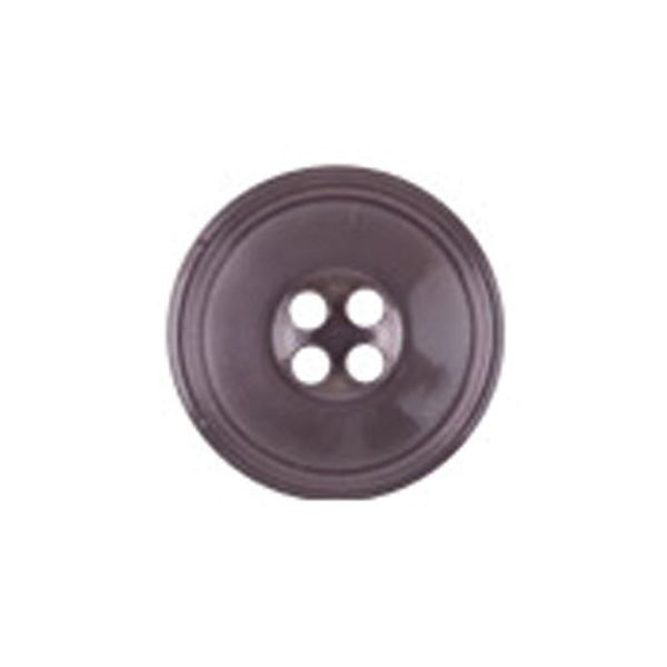 Пуговицы 4 прокола костюмные 15 мм, 24 шт, D384 серый, Gamma LQ 0013