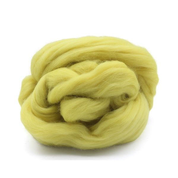 Шерсть для валяния Троицкая п/тонкая 1х100 г (до 29 мкр), 1006 липа