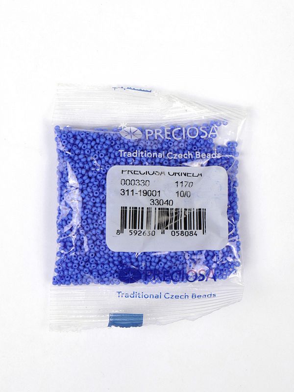 Бисер Preciosa 10/0 (2.3 мм), 50 г, арт. NO цв. 33040, 311-19001