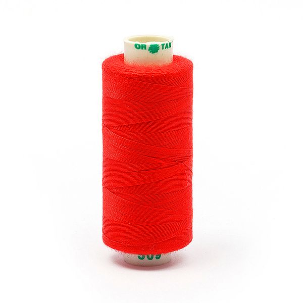 Нитки швейные бытовые Dor Tak 40/2, 366 м / 10 кат., 509 красный