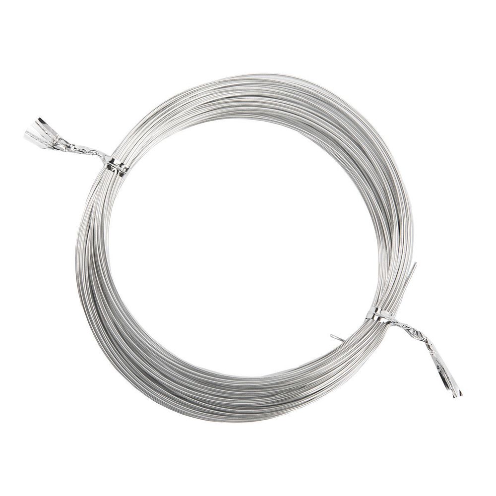 Проволока для плетения ⌀1 мм,±0.5 м, 01 серебро, Промысел MM-002