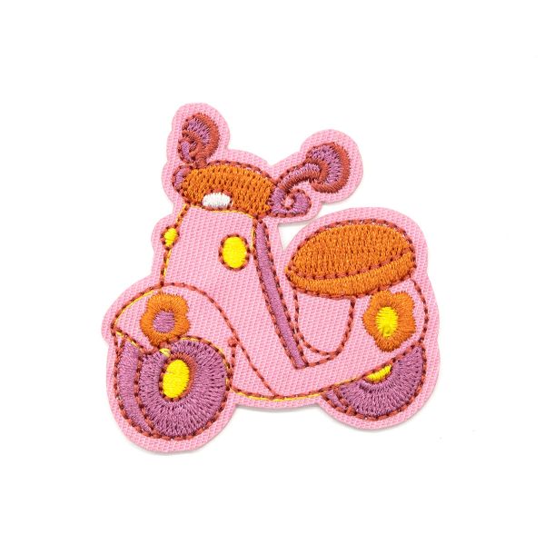 Термоаппликация Розовый скутер 5,5х5,5см, Hobby&Pro