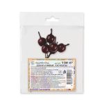 Декоративные элементы для флористики 2 см, 6х6 шт, 02 яблоко красное, Blumentag VDF-07