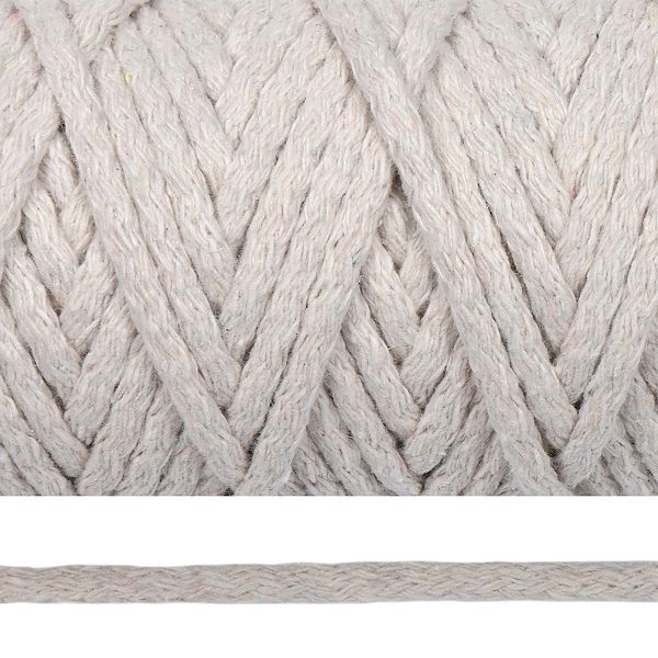 Шнур круглый х/б ⌀5.0 мм / 50 метров, 2199 кремовый