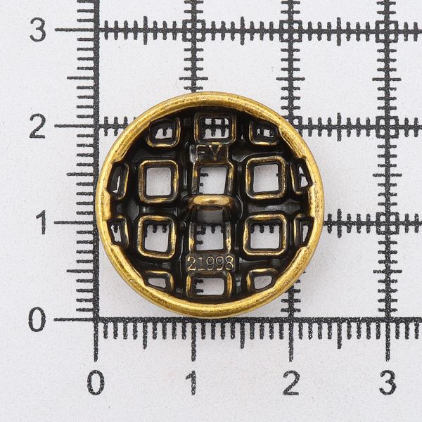 Пуговицы на ножке 36L=23 мм, металл, Bronze (бронза), 10 шт, MP11