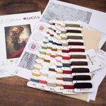 Набор для вышивания нитками Luca-S G702, гобелен Испанская девушка, 19х28см