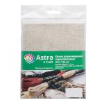 Канва равномерная цвет лен, п/э, 50х50 см, 32ct, Astra&Craft, 10С_403