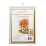 Набор для вышивания нитками Hobby&Pro, Цветок солнца, 16х27 см