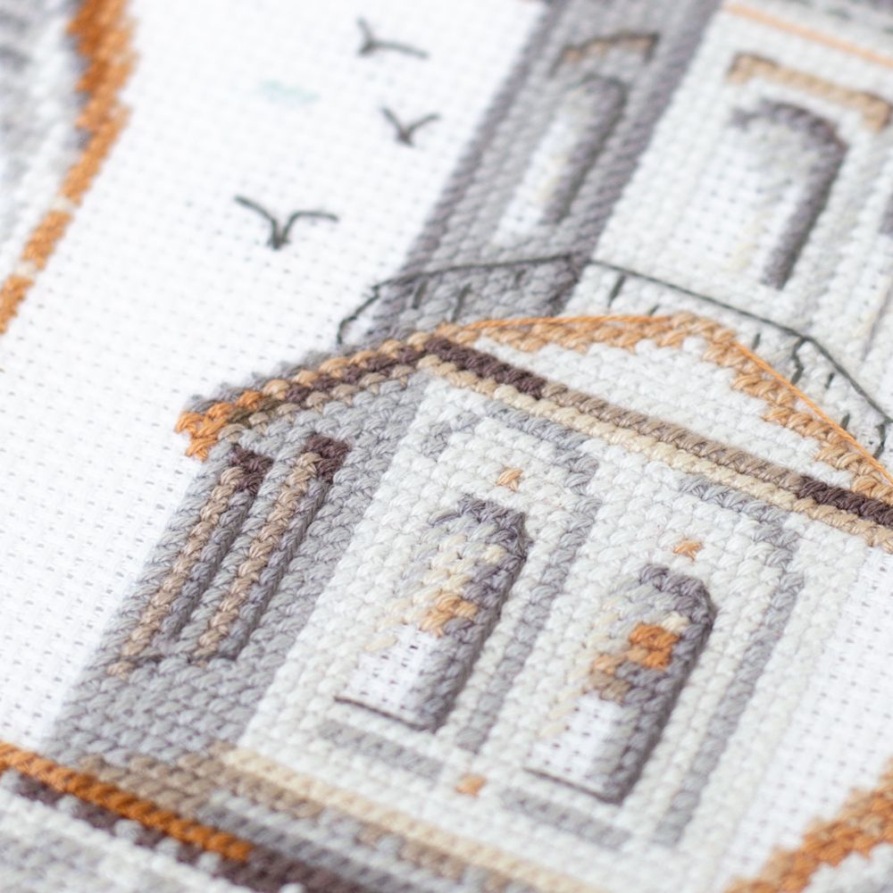 Набор для вышивания нитками Чудесная игла, По старым улочкам 18х26см