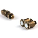 Замок магнитный, 5х16 мм, 2 шт/уп, Астра, латунь