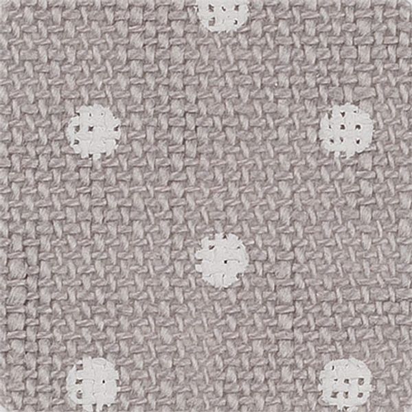 Канва Zweigart Belfast 32 ct, 100% лен 50х70 см,±2 см, 3 шт в упак., 7349 серый в горошек