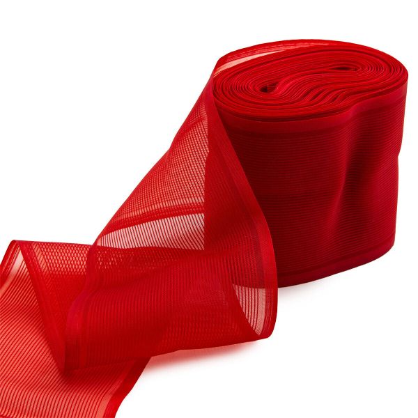 Лента для бантов (капрон) _8 см, 25 м (красный) С3501