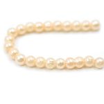 Бусины пластик (жемчуг) ⌀4 мм, 25 г, Astra&Craft, 005 NL бежевый