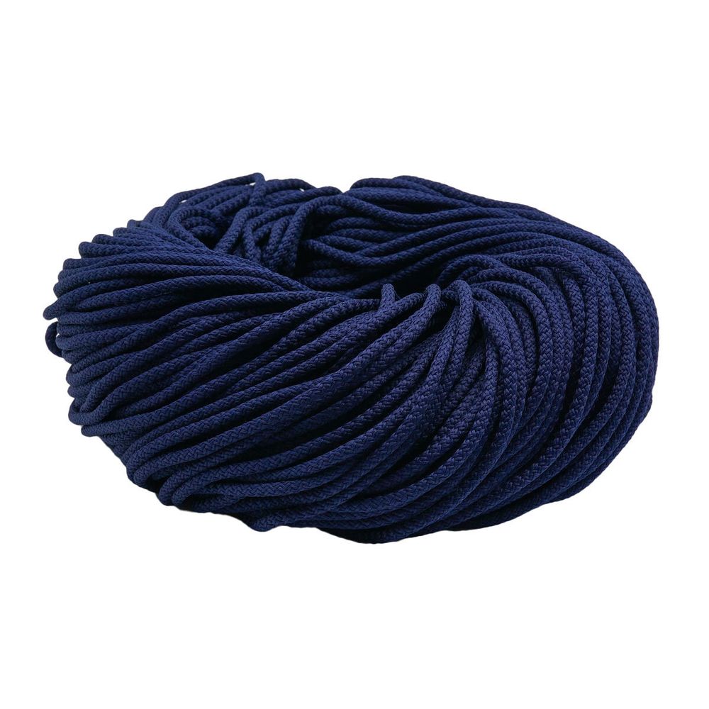 Шнур плетеный ⌀4.0-5.0 мм / 100 метров, 032 синий