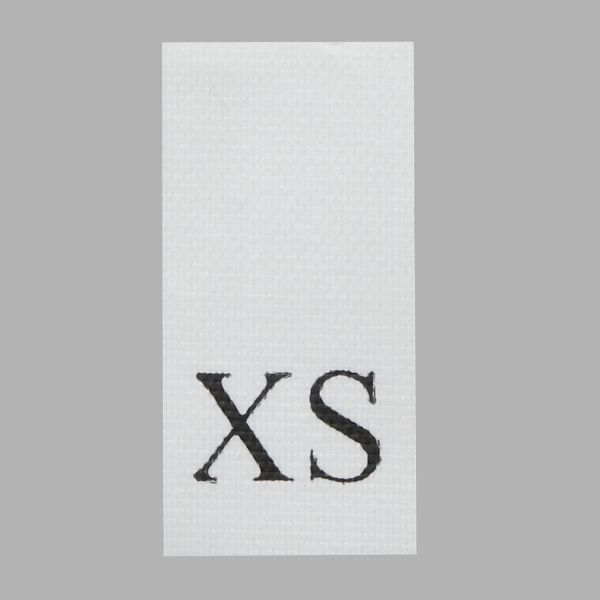 Этикетка-размерник, белый, 10х20 мм, 100 шт, XS