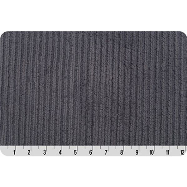 Плюш (ткань) Peppy Chenille Cuddle 520 г/м², 48х48 см, graphite