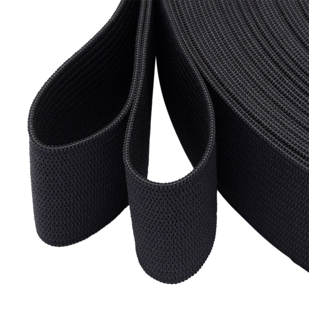 Резинка вязаная 25.0 мм / 25 метров, ТВ-25, черный