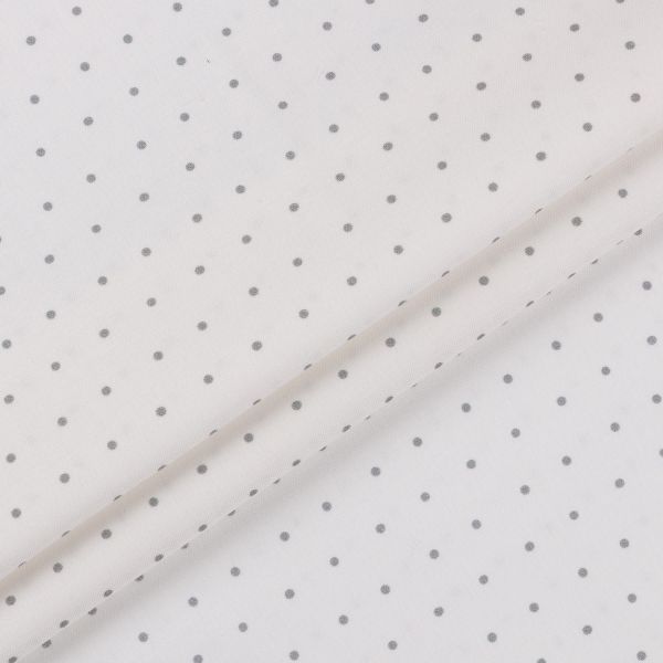 Ткань для пэчворка Peppy Бабушкин сундучок 100х112 см, 140±5 г/м², БС-53 горох белый