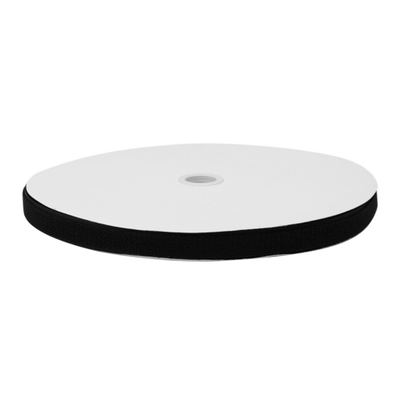 Лента контактная липучка (велкро) пришивная 25 мм / 25 метров, мягкая, черный, /петля/, кач."C" /TOS/