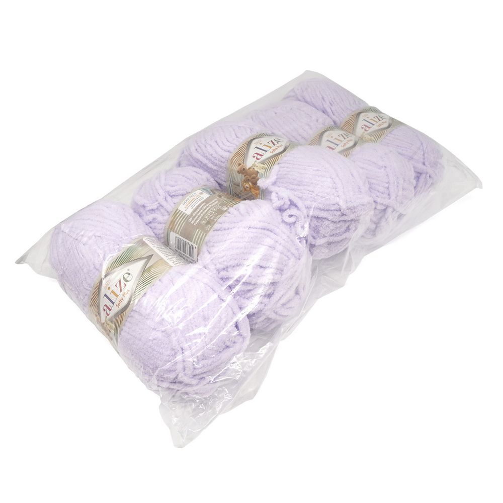 Пряжа Alize (Ализе) Softy Plus / уп.5 мот. по 100 г, 120м, 146 лаванда A