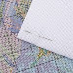 Набор для вышивания нитками Овен, Февральская лазурь 34х24см